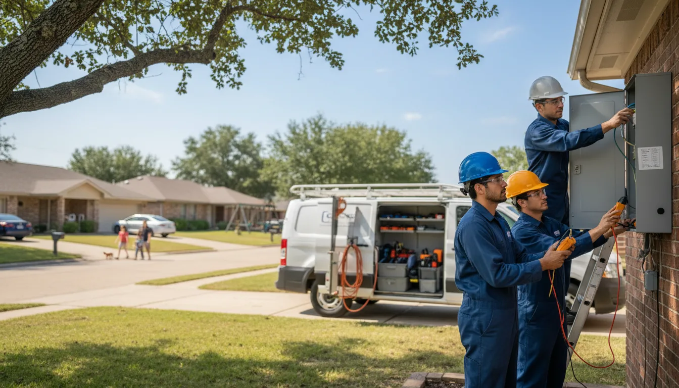 Certified electrician providing emergency electrical services in Church Hill, TN